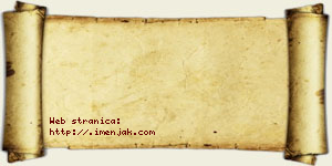 Danica Stamenković vizit kartica